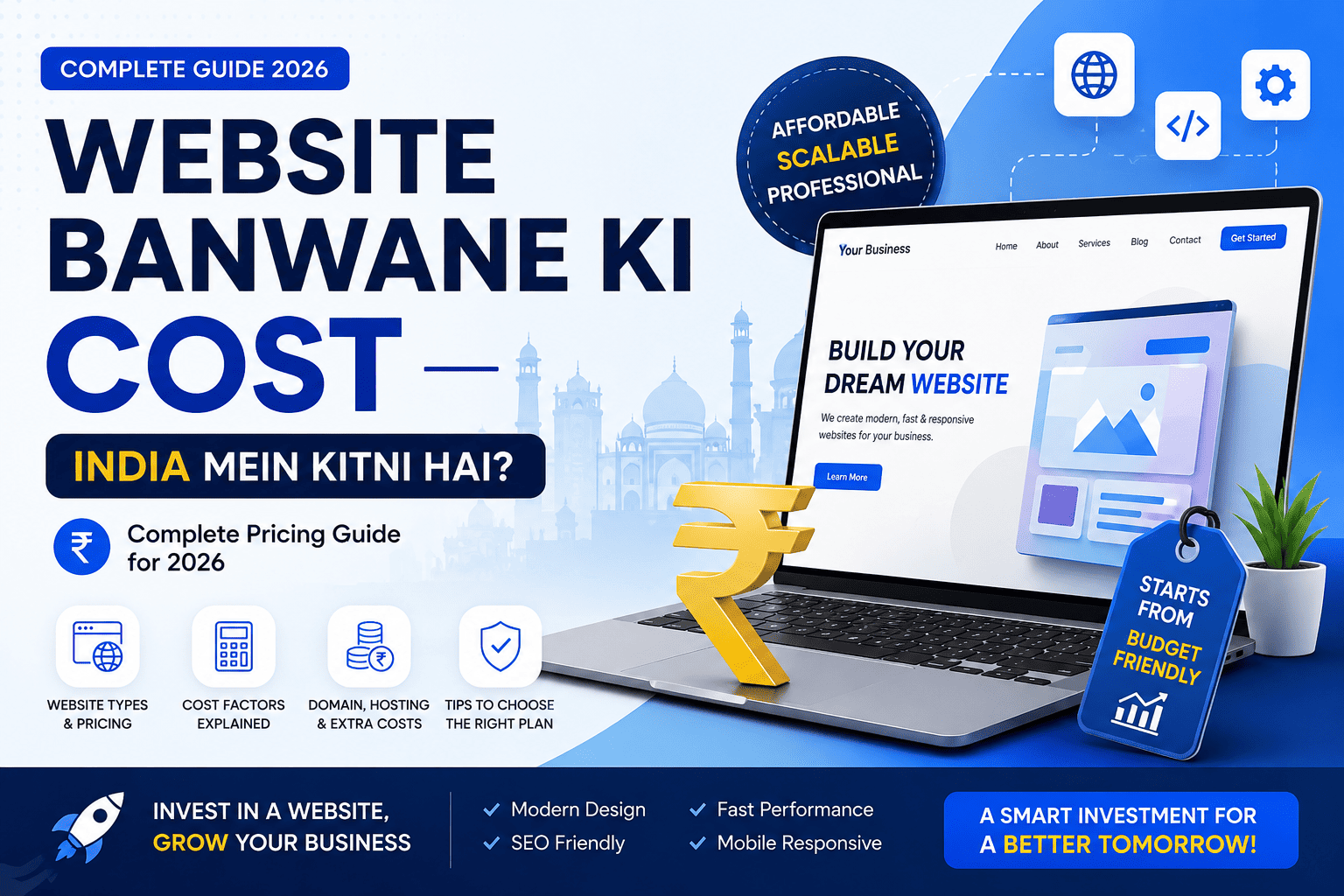 Website Development Cost in India: Complete 2026 Pricing Guide