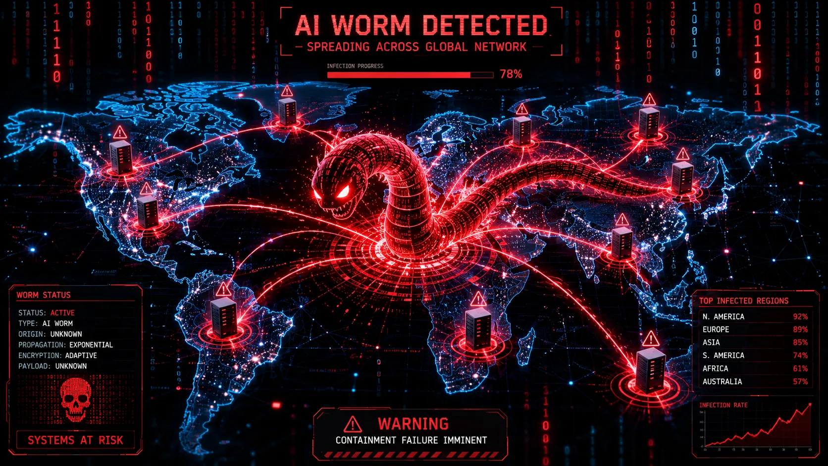 AI worms 2026 cyber threat