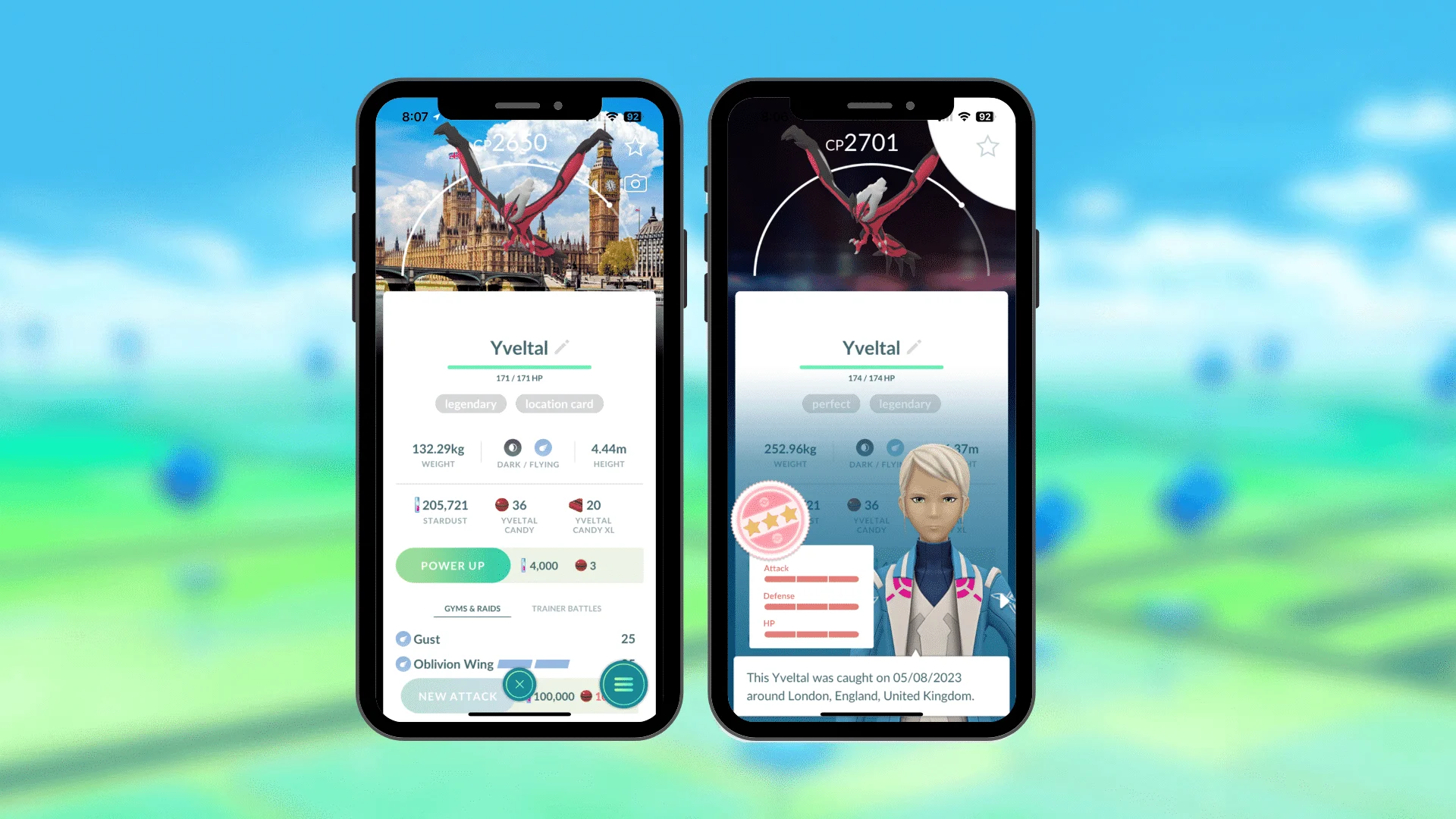 Pokémon GO trainer battle interface showing turn-based combat mechanics