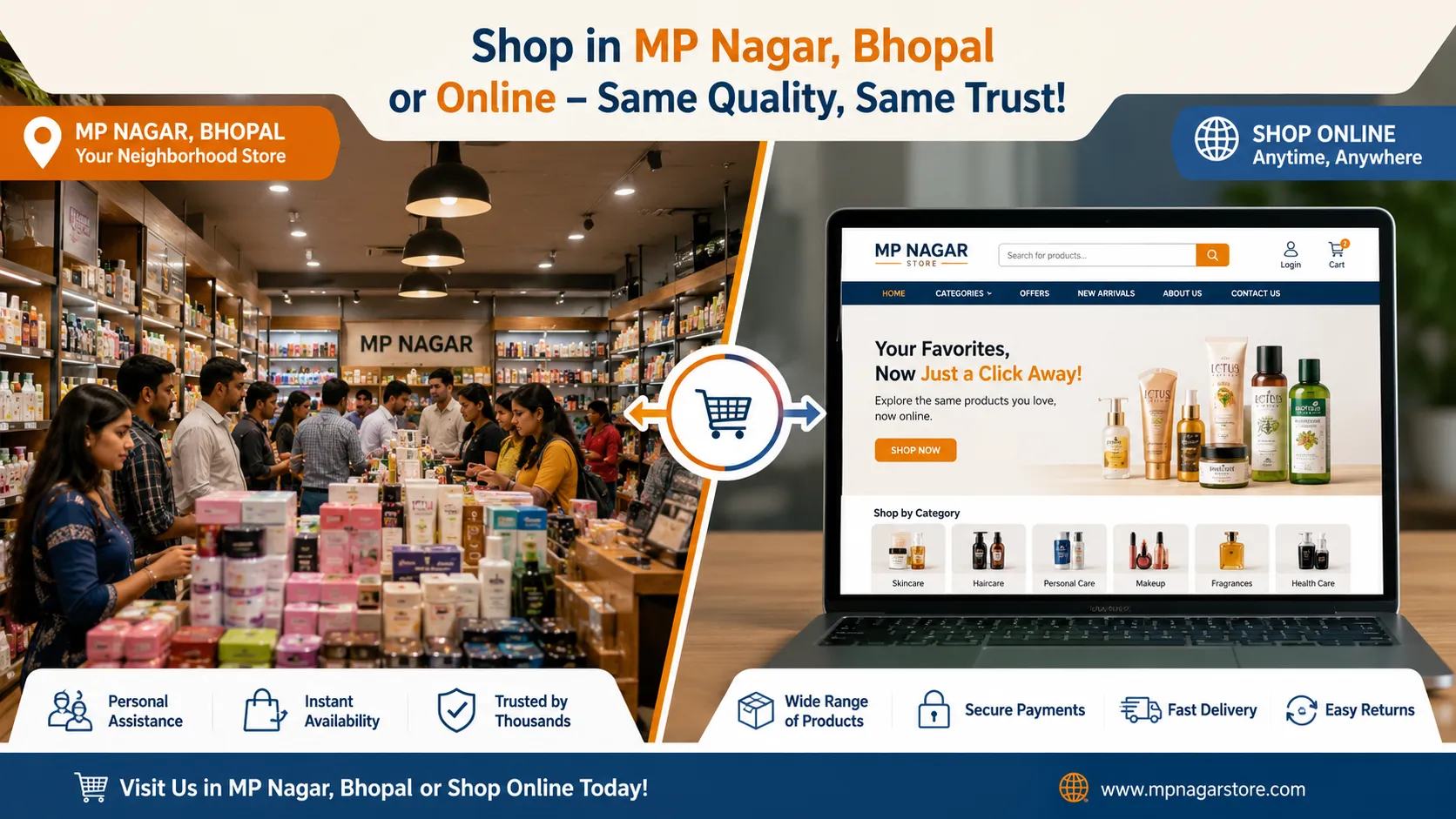 How to Start an E-Commerce Website for Your Retail Business in MP Nagar, Bhopal