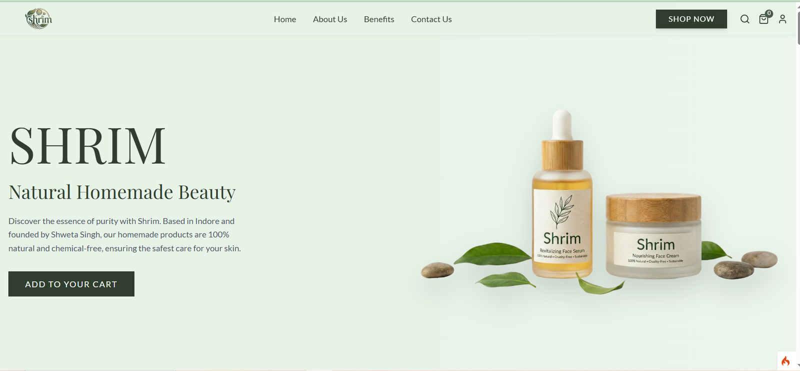 Shrim Beauty & Skincare E-Commerce Platform - Pune Based