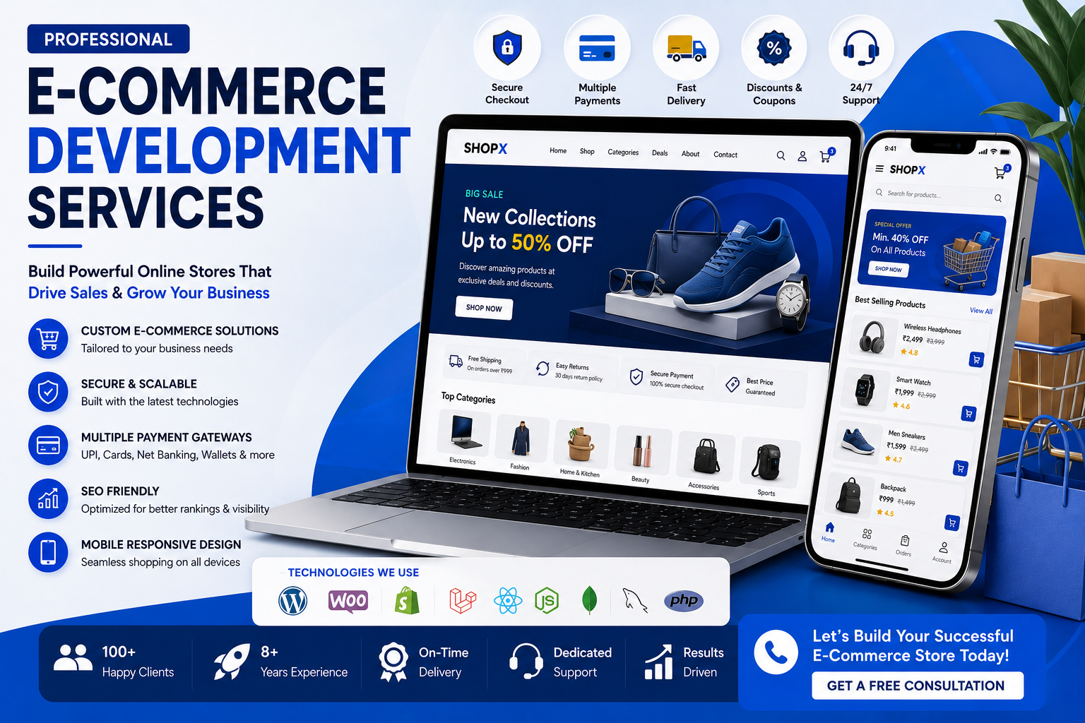 Professional E-Commerce Development Services